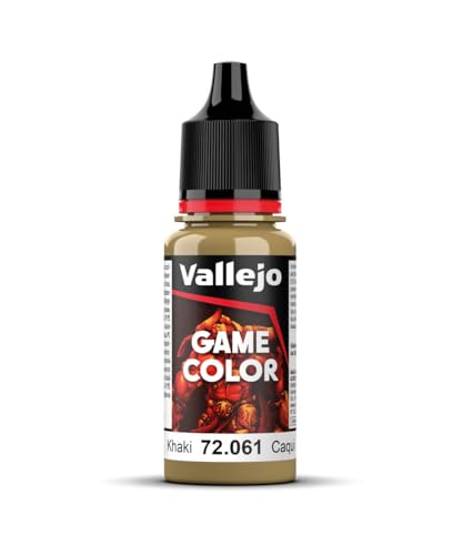 Vallejo Game Color Khaki Paint, 17ml - color: Khaki