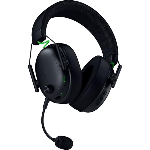 Razer BlackShark V3 Wireless Xbox Gaming Headset, 50mm Drivers, Black | Super Wideband Mic, 2.4 GHz, Bluetooth, USB, Works with PC, Mac, PS5, Nintendo Switch, Smartphone, 70 Hr Battery - color: Black, style: Xbox