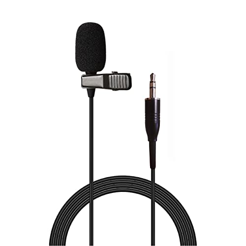 Pro Lavalier Microphone Lapel Microphone 3.5mm (1/8'') TRS Unidirectional Condenser Mic for PC Camera Voice Amplifier Wireless Transmitter, Ideal for Lectures, Podcasts - size: Standard 3.5mm TRS Plug for Various Devices