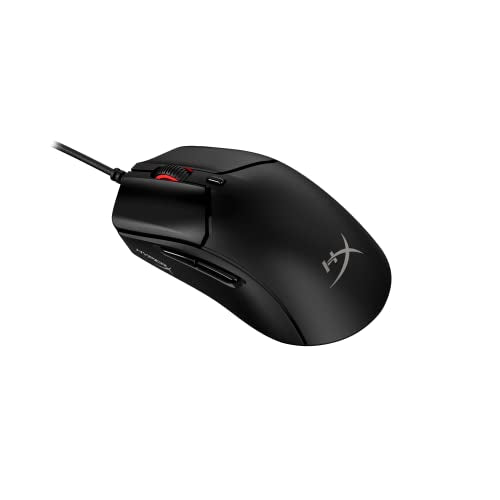 HyperX Pulsefire Haste 2 – Wired Gaming Mouse- Ultra Lightweight, 53g, 8000Hz Polling Rate, Precision Sensor, Hyperflex 2 Cable, Plug and Play – Black - color: Black, size: Wired, style: Pulsefire Haste 2