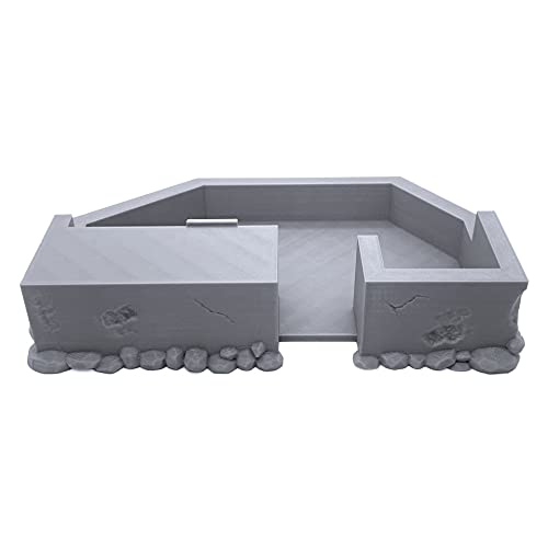 EnderToys Siege The Shore, Terrain Scenery for Tabletop 28mm Miniatures Wargame, 3D Printed and Paintable