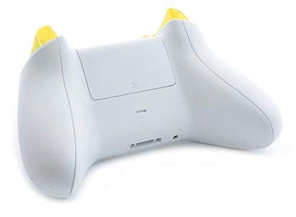 MODDEDZONE Custom Wireless UNMODDED Controller for Xbox One S/X and PC with Exclusive and Unique Designs - The Perfect Gaming Gift for Enthusiasts, Expertly Crafted in the USA - White/Gold - color: White/Gold