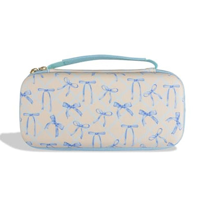 Sonix Carrying Case for Nintendo Switch 1, Protective Travel Case | Blue Bows - color: Blue Bows