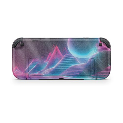 Glossy Glitter Gaming Skin Compatible with Nintendo Switch 2 Console Only - Planetary Grid - Premium 3M Vinyl Protective Wrap Decal Cover - Easy to Apply | Crafted in The USA by MightySkins - color: Planetary Grid, size: Switch 2 Console Skin Only, style: