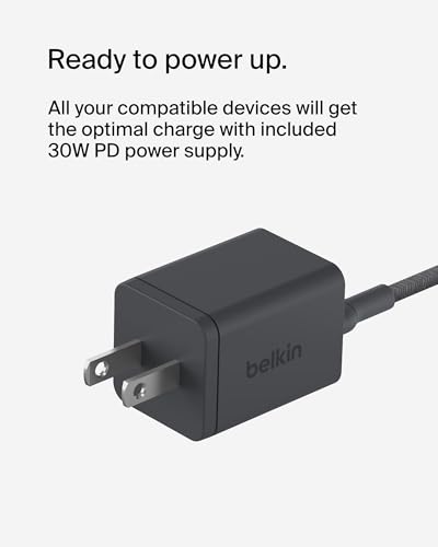 Belkin MagSafe 15W 2 in 1 Wireless Charging Dock, Fast Charger | iPhone 17/16/15/14, AirPods, Pixel 10 compatible, power adapter included, desk charging dock, Magnetic - color: Black, style: Gen 1