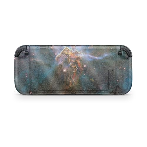 Glossy Glitter Gaming Skin Compatible with Nintendo Switch 2 Console Only - Eagle Nebula - Premium 3M Vinyl Protective Wrap Decal Cover - Easy to Apply | Crafted in The USA by MightySkins - color: Eagle Nebula, size: Switch 2 Console Skin Only, style: Glo