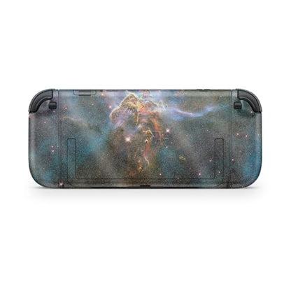 Glossy Glitter Gaming Skin Compatible with Nintendo Switch 2 Console Only - Eagle Nebula - Premium 3M Vinyl Protective Wrap Decal Cover - Easy to Apply | Crafted in The USA by MightySkins - color: Eagle Nebula, size: Switch 2 Console Skin Only, style: Glo