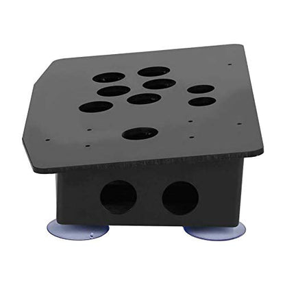 DIY Black Arcade Joystick Replacement Acrylic Panel Case Handle for Arcade Game Kit Sturdy Construction Easy to Install