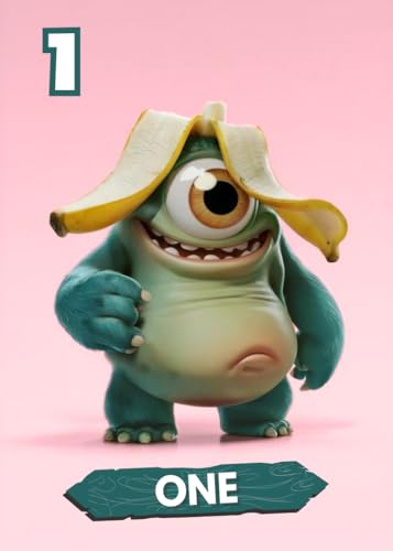 Trash Monsters - Card Game, Easy Number Sequencing Game with Fun Monsters | Ages 3 and up | Kids & Family Nights | Simple to Learn