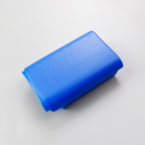 1PCS Battery Pack Cover Shell Shield Lid Kit Replacement for Xbox 360 Controller Battery Cover Shell (Blue) - color: blue