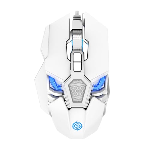 RGB USB Wired Gaming Mouse Macro Programming 6400DPI 9 Buttons Programmable Ergonomic for Gamer Mice PC Computer