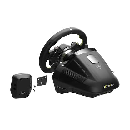 Turtle Beach VelocityOne Race Wheel & Pedal System Licensed for Xbox Series X|S, Xbox One, Windows PCs – 7.2Nm Direct Drive Force Feedback, 3 Pedals & Magnetic Paddle Shifters, Hall Effect Sensors