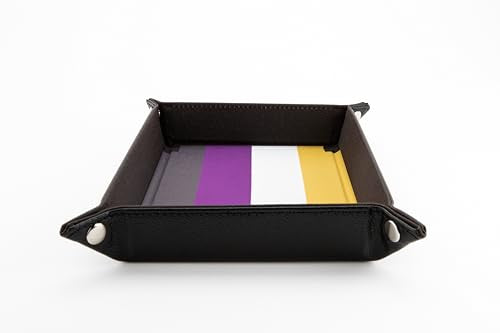 FanRoll Pride Dice Tray – Nonbinary - color: Nonbinary