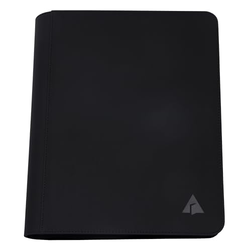 Top loader Binder, Holds 504 Top loaders, 9-Pocket Top Loader Binders with Sleeves for TCG & Sports Cards in 3'' x 4'' Top loaders - color: Black