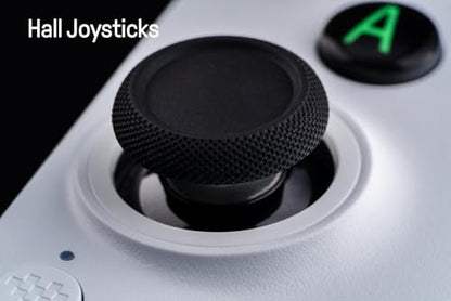 8Bitdo Ultimate Mobile Gaming Bluetooth Controller for Android Devices with Hall Effect Joysticks and Hall Triggers, Back Buttons, Mapping and Turbo Function (White)
