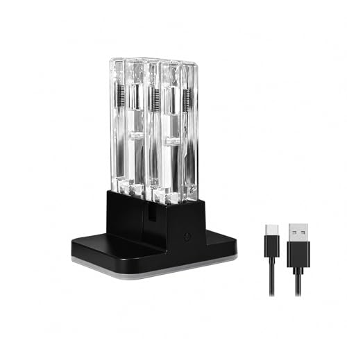 4 in 1 Charging Dock Compatible with Nintendo Switch 2/Switch 1 for Joy Con & JoyCons 2 Magnetic Fast Controller Charger Dock Station with RGB Light