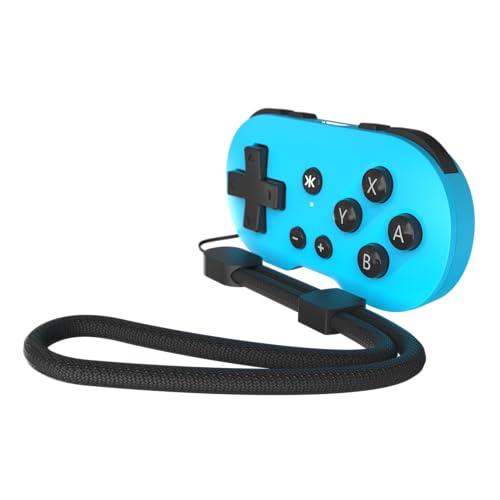 CRKD ATOM - Collectible Keychain Controller for Nintendo Switch, PC, Mac, Mobile and Smart TV (Sky Blue) - color: Sky Blue
