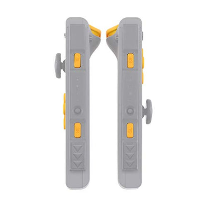 eXtremeRate DIY Full Set Buttons for Nintendo Switch & Switch OLED, Custom Replacement Buttons for JoyCon, ABXY Direction Keys SR SL L R ZR ZL + - Home Capture Trigger Buttons Springs - Caution Yellow - color: Caution Yellow