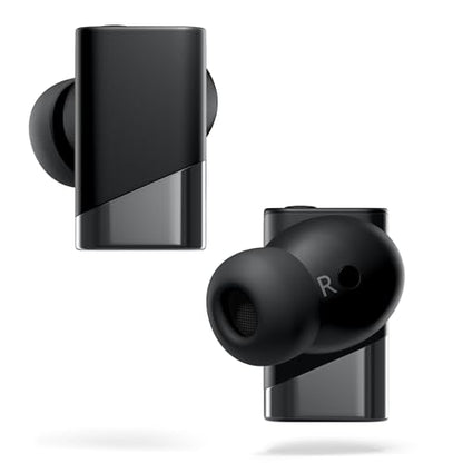 Status Pro X Wireless Earbuds, Triple Speaker Driver, Hi-Res Audio with LDAC, 52dB ANC, 6 Beamforming Mics with VoiceLoom AI for Clearest Calls (Black Alloy) - color: Onyx