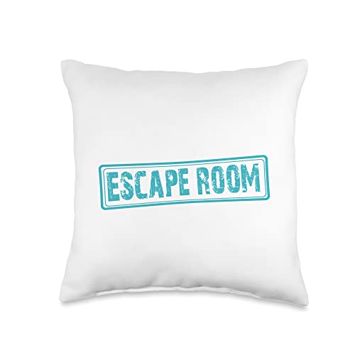 Escape Room - Exit Game Throw Pillow - size: 16x16