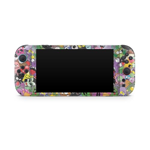 Glossy Glitter Gaming Skin Compatible with Nintendo Switch 2 Console Only - Monster Mash - Premium 3M Vinyl Protective Wrap Decal Cover - Easy to Apply | Crafted in The USA by MightySkins - color: Monster Mash, size: Switch 2 Console Skin Only, style: Glo