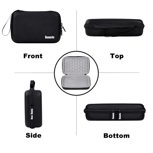 Banworks PU Hardshell Case Custom Fit for All KORG Volcas (Volca Sample/Bass/Mix/Drum, Etc.), Analog Synth/Sampler Sequencer/Drum Machine Storage Protective Bag JT/HCQSNB-08 (Case Only, 1 Piece) - size: For All KORG Volcas