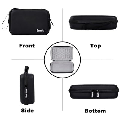 Banworks PU Hardshell Case Custom Fit for All KORG Volcas (Volca Sample/Bass/Mix/Drum, Etc.), Analog Synth/Sampler Sequencer/Drum Machine Storage Protective Bag JT/HCQSNB-08 (Case Only, 1 Piece) - size: For All KORG Volcas