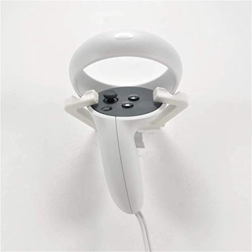 Wall Mount Wall Bracket Accessories Kit For Oculus Quest 2 : White Controller Mounts Separate Pair
