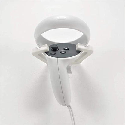Wall Mount Wall Bracket Accessories Kit For Oculus Quest 2 : White Controller Mounts Separate Pair