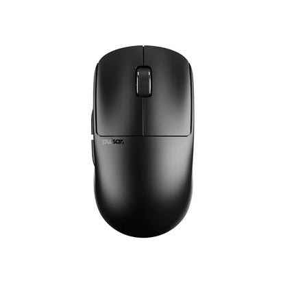 Pulsar Gaming Gears X2 Crazylight Wireless Gaming Mouse, Ultra Lightweight 1.38 oz (39g), Optical Switch, 32000 DPI, 750 IPS, XS-1 Sensor, 8k Compatible (Medium, Jet Black) - color: Jet Black, size: Medium, style: X2 CrazyLight