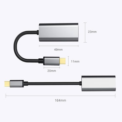 USB C to HDMIs Adapter Converters 4K Display USB C Adapter for Laptop Smartphone 3840x2160 2560x1440Resolution