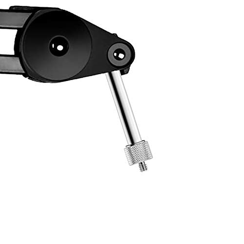 Mic Stand Adapter, ChromLives Microphone Screw Adapter 1/4''-20 to 5/8''-27 Male to Female Threaded Mic Adapter, for Camera Monitor, Microphone Stand, 4 Pack (sliver) - color: sliver