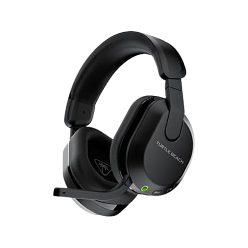 Turtle Beach Stealth 600 Wireless Multiplatform Gaming Headset for PS5 & PC | PlayStation, PS4, Bluetooth, 50mm Drivers, Rechargeable 80-Hr Battery, Noise-Cancelling Flip-to-Mute Mic, Memory Foam, White - color: Black
