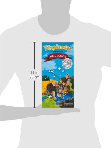 Strategy Board Game Extension for Kids, Teens and Family, Tabletop Game Nights, Ages 8 & Up, 2 to 5 Players, Kingdomino Age of Giants Expansion by Blue Orange Games - style: Kingdomino Age of Giants Expansion