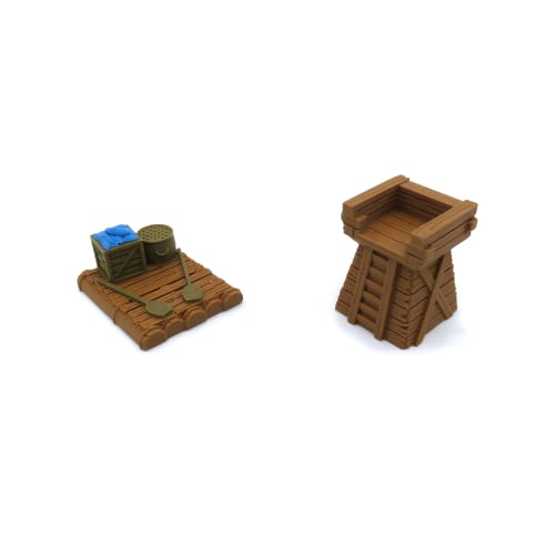 All in Upgrade Kit for Root - 138 Pieces | Board Game Accessory Compatible with The Base Game and Riverfolk, Underworld and The Marauder Expansions.