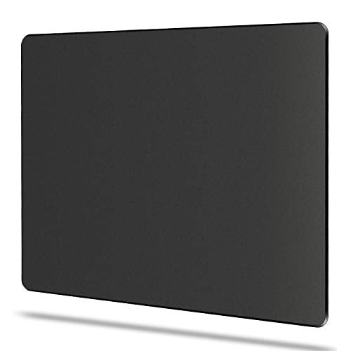 Hard Mouse Pad,Unique 3 Layers Mouse Pad with Plastic Surface,Compatible with High DPI Mice Quick Gestures Enhance Precision for Gaming and Office-Large (11.6"x9.5") Black (Black - 1 pc)