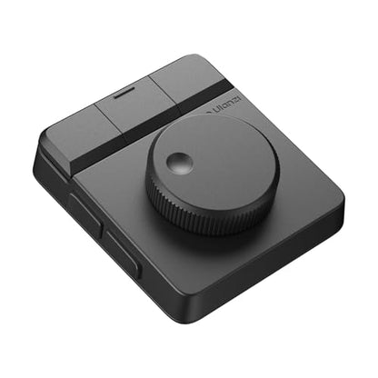 ULANZI D100H Wireless Video Editing Keyboard with Dial Knob | Haptic Dial, 7 Customizable Keys, Dual-Mode 60-Day Battery, BLE 5.0 3-Device, Ulanzi Connect Lighting & Smart Home - color: D100H