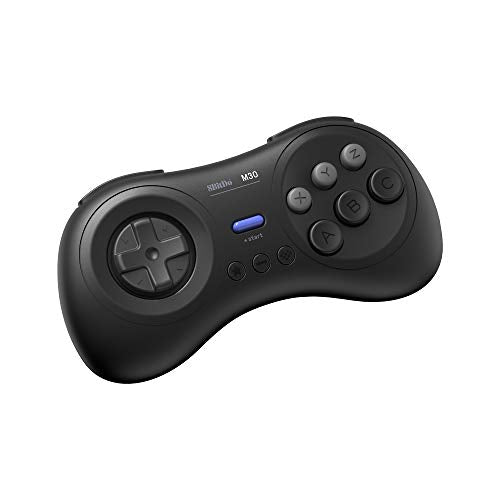 8Bitdo M30 Bluetooth Controller for Switch, Windows and Android, 6-Button Layout for SEGA’s Classic Games (Black) - color: Black