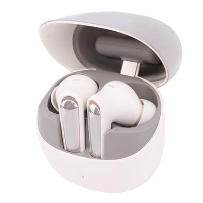 Qinlorgo Wireless Gaming Earbuds, Low Latency 2.4GHz Bluetooth Earbuds, Dual Mode Gaming Headset with ENC Mic & USB C Dongle, Ideal for Phone, Tablet, Laptop, PC & VR Game Console (White) - color: White