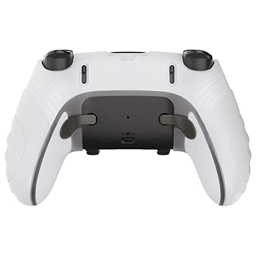 PlayVital Guardian Edition Glow in Dark Anti-Slip Ergonomic Silicone Cover Case for ps5 Edge Controller, Soft Rubber Protector Skin for ps5 Edge Wireless Controller with Thumb Grip Caps - Green - color: Glow in Dark Green