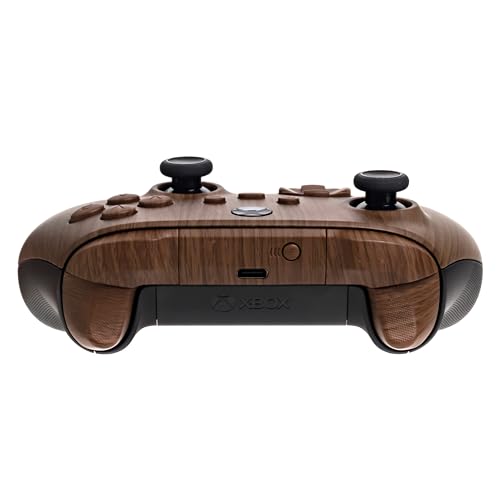 Crazy Controllerz Customz Series Custom Wireless Controller for Xbox One Series X S PC - Rich Mahogany Design - color: XS RICH MAHOGANY