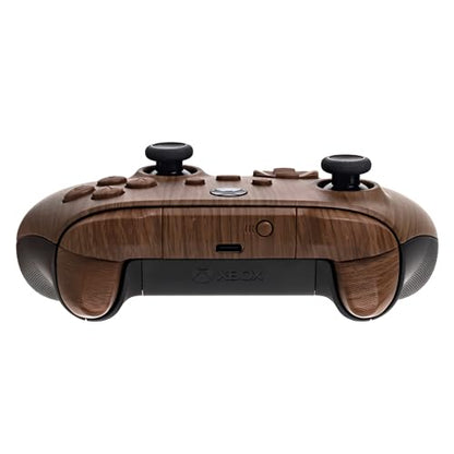 Crazy Controllerz Customz Series Custom Wireless Controller for Xbox One Series X S PC - Rich Mahogany Design - color: XS RICH MAHOGANY