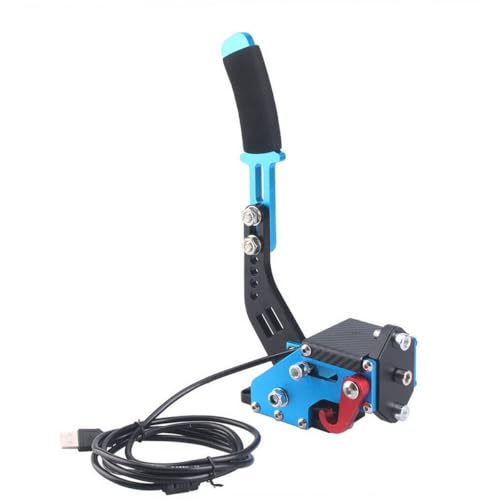 14Bit PC USB Handbrake for SIM Racing Games Simulate Linear Handbrake Compatible with G25 G27 G29 T500 FANATECOSW DIRT RALLY, Red