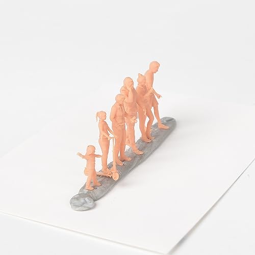 MRY-SFW Yao's Studio LYT72110 1/72 Miniature Factory Building Military Car Railroad Track Accessory Props Diorama Scenery Miniature Character Model Multi Pose Figures5pcs