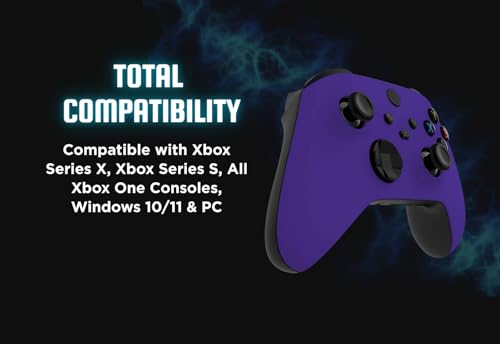 Stealth Controllers Wireless Controller for Xbox Series S, Xbox Series X, Xbox One - Soft Touch Feel - Custom Series S/X Controller (Purple (Matte)) - color: Purple (Matte)