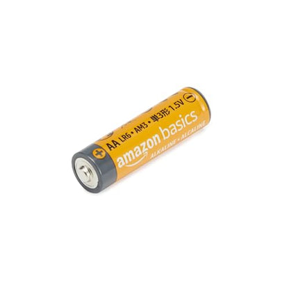 Amazon Basics 36-Pack AA Alkaline Batteries, 1.5 Volt, 10-Year Shelf Life, for Everyday and Professional Devices - size: 36 Count (AA/LR6)