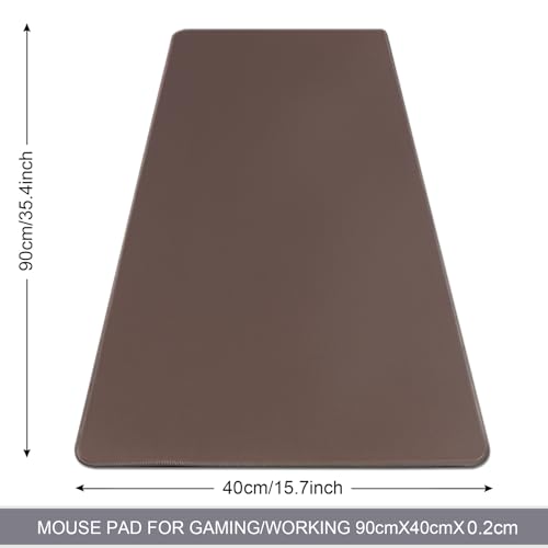XXL Gaming Mouse Pad 35.4x15.7 Professional Large Mouse Pad & Computer Game Mouse Mat-90x40 Chocolateus - color: 90x40 Chocolateus, size: 35.4x15.7x0.1IN