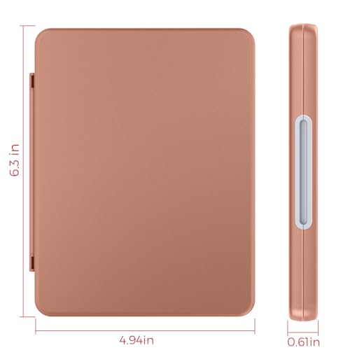 HEIYING 3DS Card Case with 24 Precise Slots for DS 2DS 3DS Game Card | Portable Game Card Case, Hard ABS Shell with Soft Silicone Lining, Precise Card Slots,Magnetic Closure for Easy Access - color: Brown