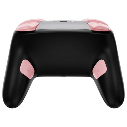 eXtremeRate DIY Replacement Full Set Buttons for Nintendo Switch 2 Pro Controller, Puffy Pink Custom ABXY Dpad + - Home Capture Power L R ZR ZL Triggers Sync GL GR Buttons for Switch 2 Pro Controller - color: Puffy Pink