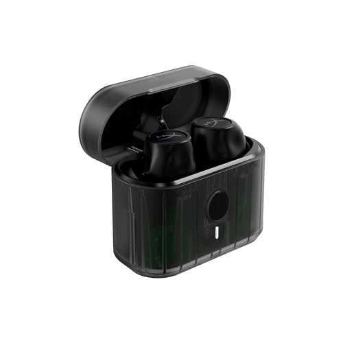 HyperX Cirro Buds Pro – True Wireless Earbuds, Active Noise Cancellation, ANC, Ambient Sound Mode, Low Latency, Bluetooth 5.2, IPX4, Fast Charge, PC, Nintendo Switch, Mobile - Black - color: Black